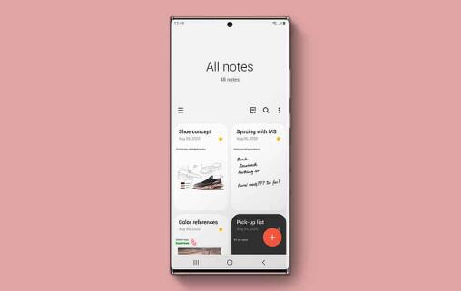 三星为其Notes应用程序推出新的Galaxy Note 20功能